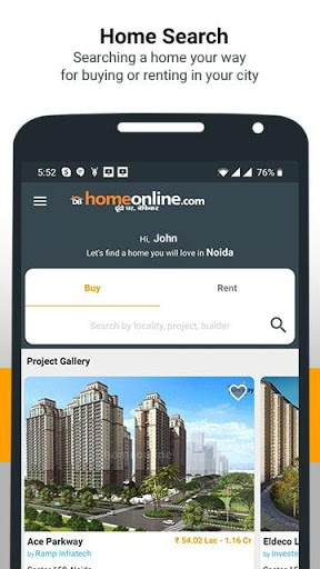 Homeonline - Property Search & Real Estate App Schermafbeelding 1