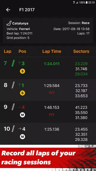 Sim Racing Telemetry Ảnh chụp màn hình 0