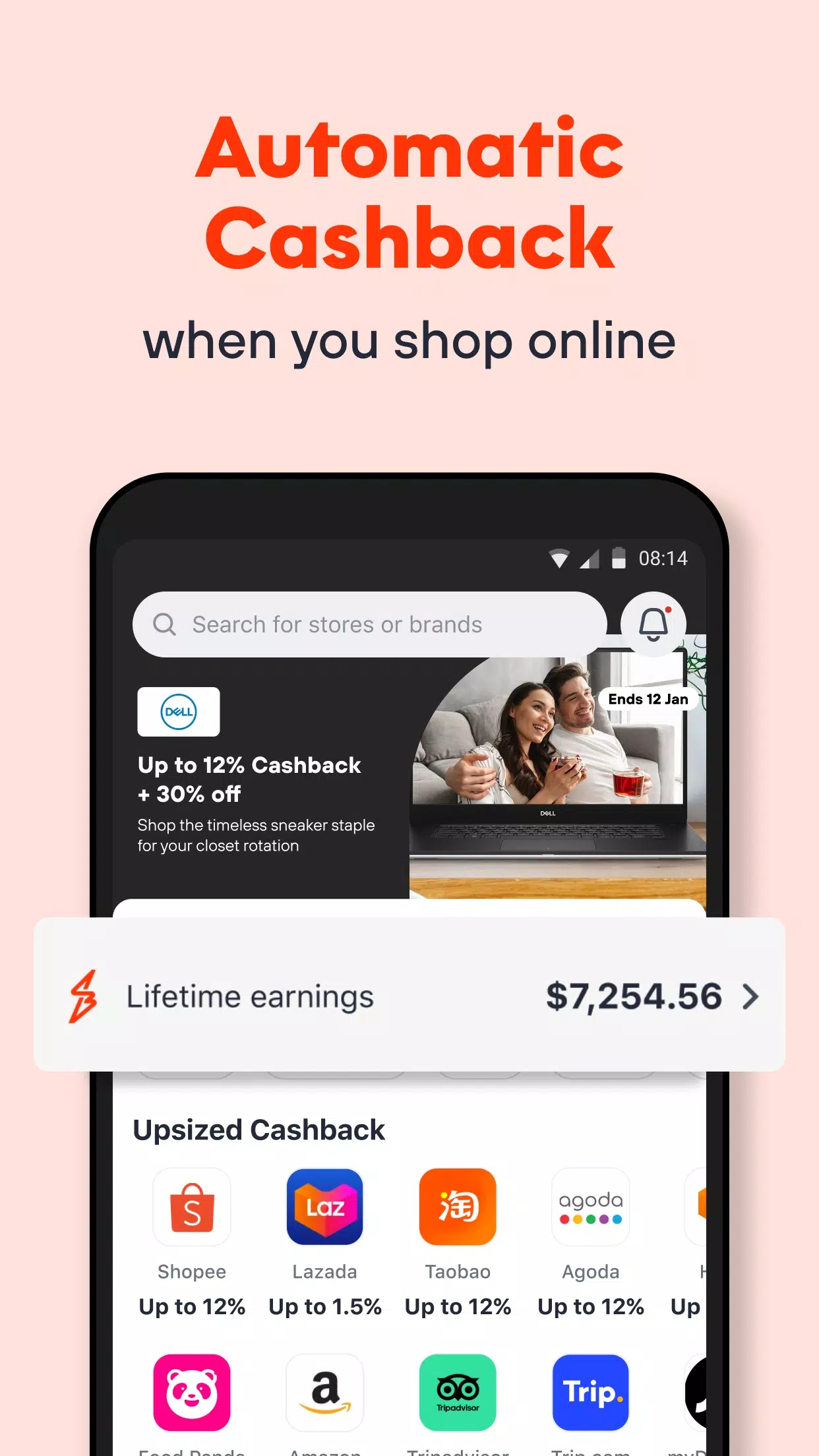 ShopBack - Shop with Cashback 螢幕截圖 0