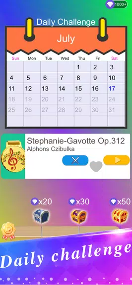 Rhythm Tiles 3:PvP Piano Games Скриншот 3