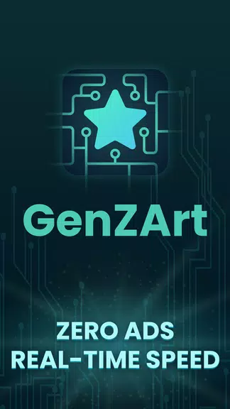 GenZArt: Fast AI Art Generator Capture d'écran 0