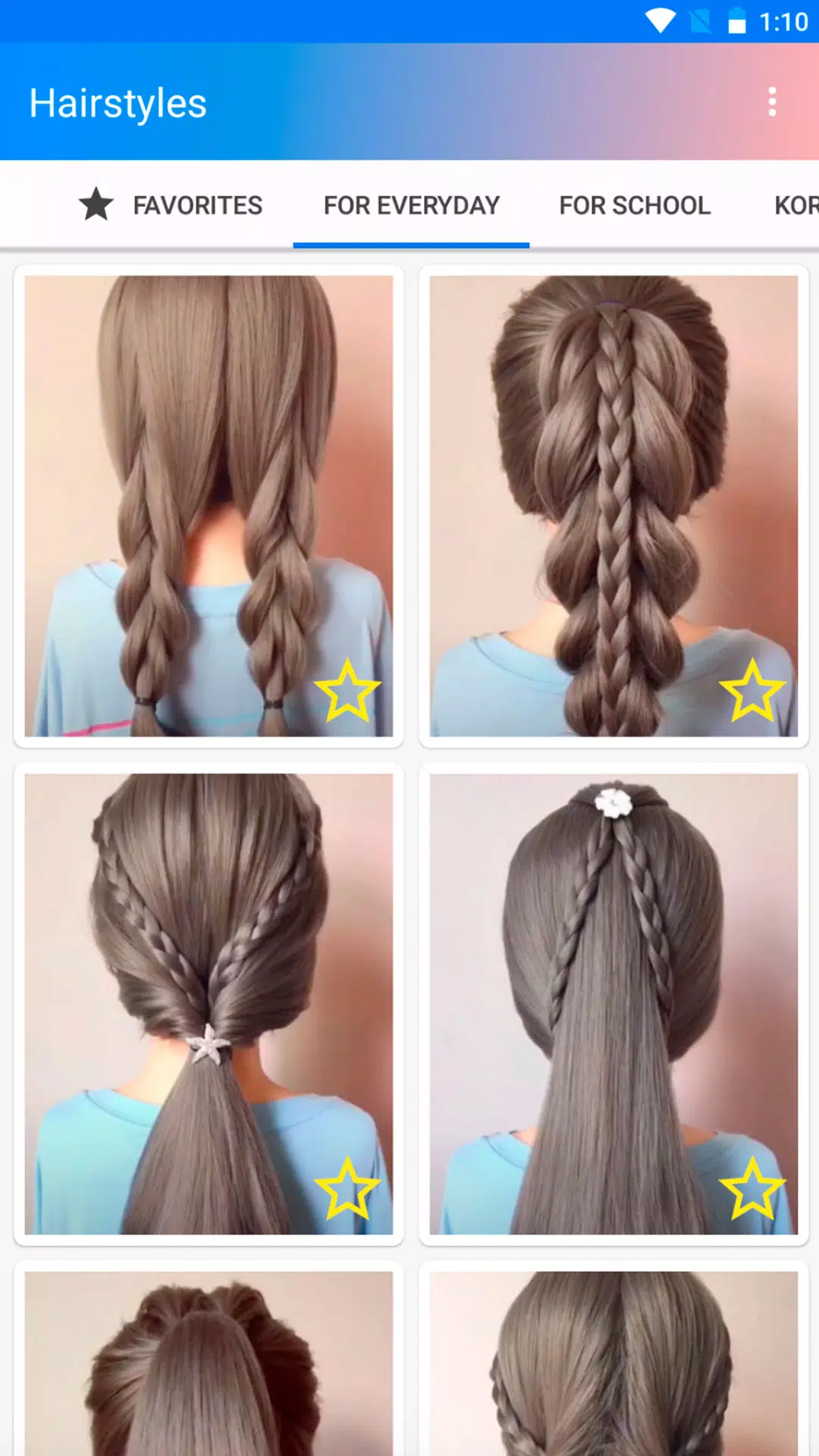 Easy hairstyles step by step स्क्रीनशॉट 0