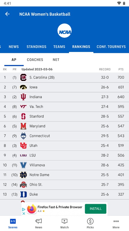 CBS Sports App: Scores & News Tangkapan skrin 2