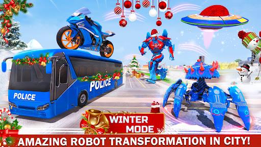 Bus Robot Car War - Robot Game Ảnh chụp màn hình 2