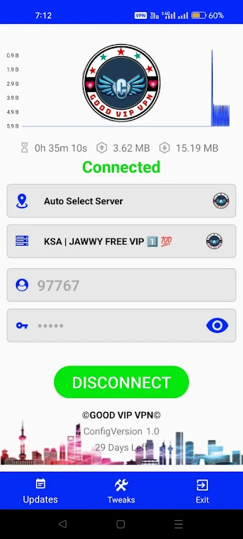GOOD VIP VPN स्क्रीनशॉट 0