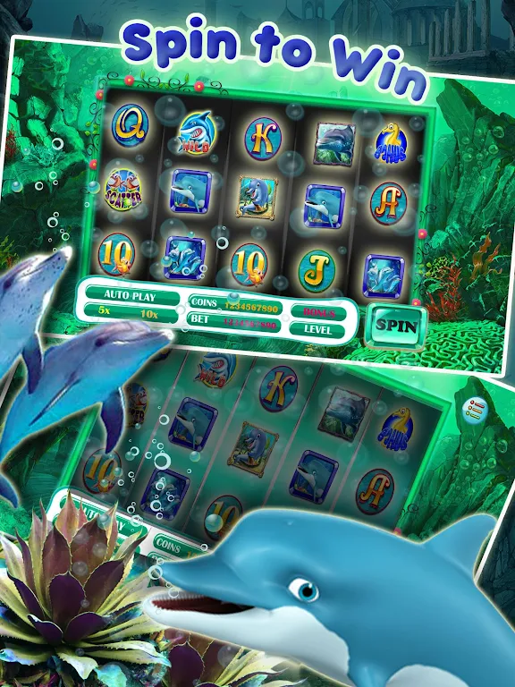 Lucky Dolphin Slots: Free Casino Slot Machines应用截图第1张