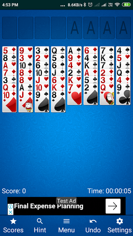 solitaire King- Playing Card Game ဖန်သားပြင်ဓာတ်ပုံ 3