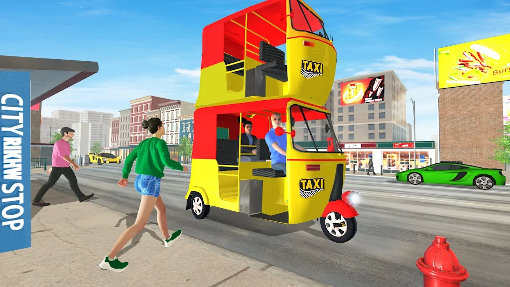 Grand Tuk Tuk Rickshaw Game Screenshot 1