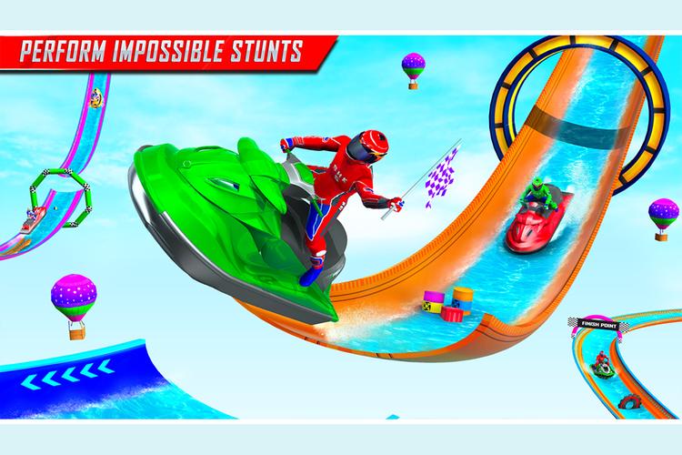 Jet Ski Racing Games 3D Скриншот 1