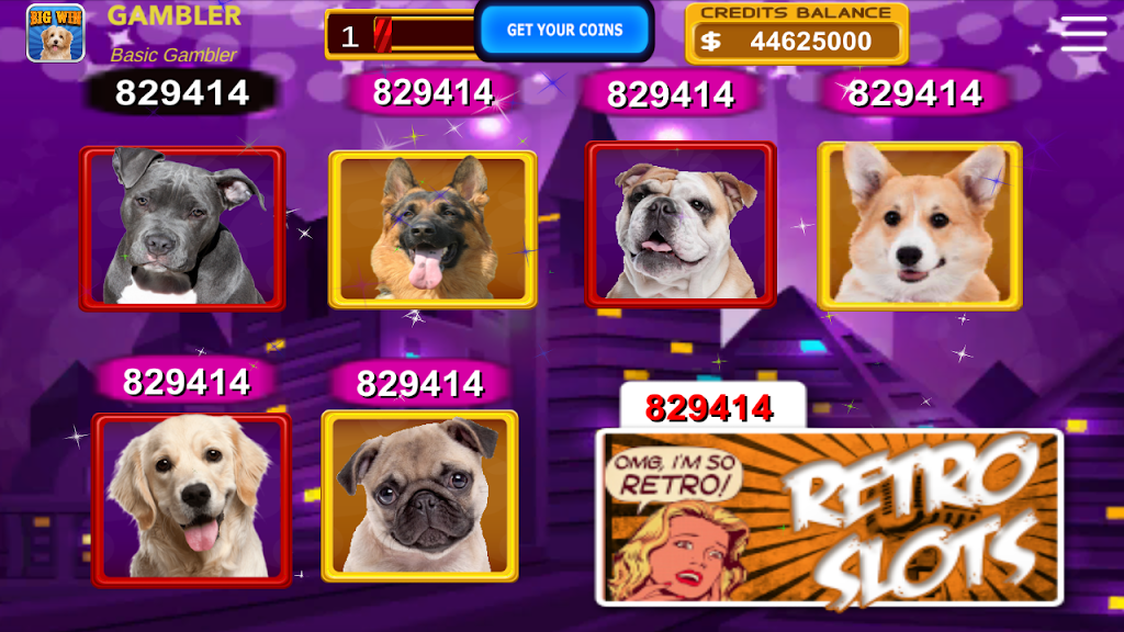 Dogs Slots Скриншот 1