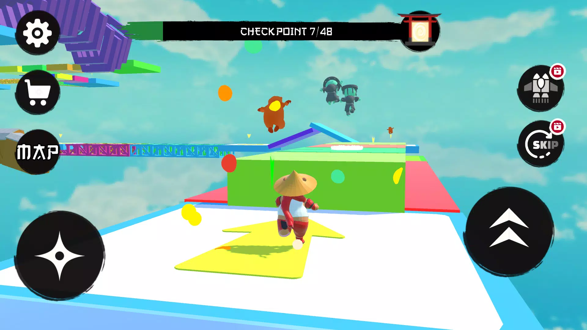 Parkour Capybara: Only Jump Up Screenshot 1