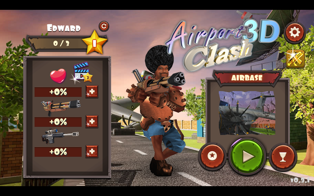 Airport Clash 3D - Minigun Sho Screenshot 0