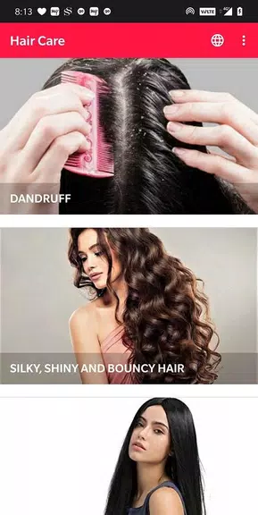 Hair Care - Dandruff, Hair Fal 스크린샷 0