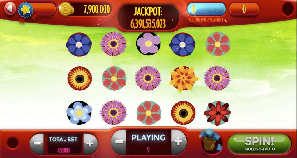 Flowers-Slot Machine Screenshot 0