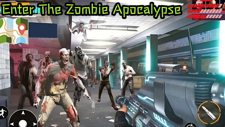 Zombie Apocalypse-Dead City Captura de pantalla 2