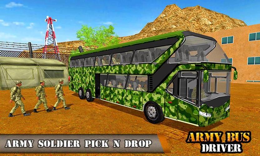 Army Bus Transporter Screenshot 0