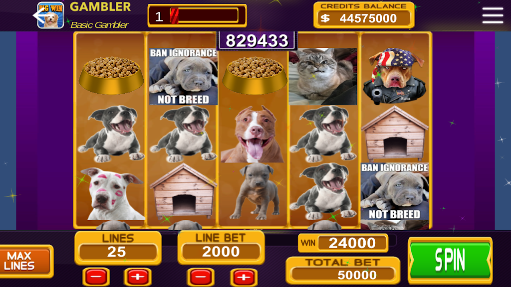 Dogs Slots Скриншот 2