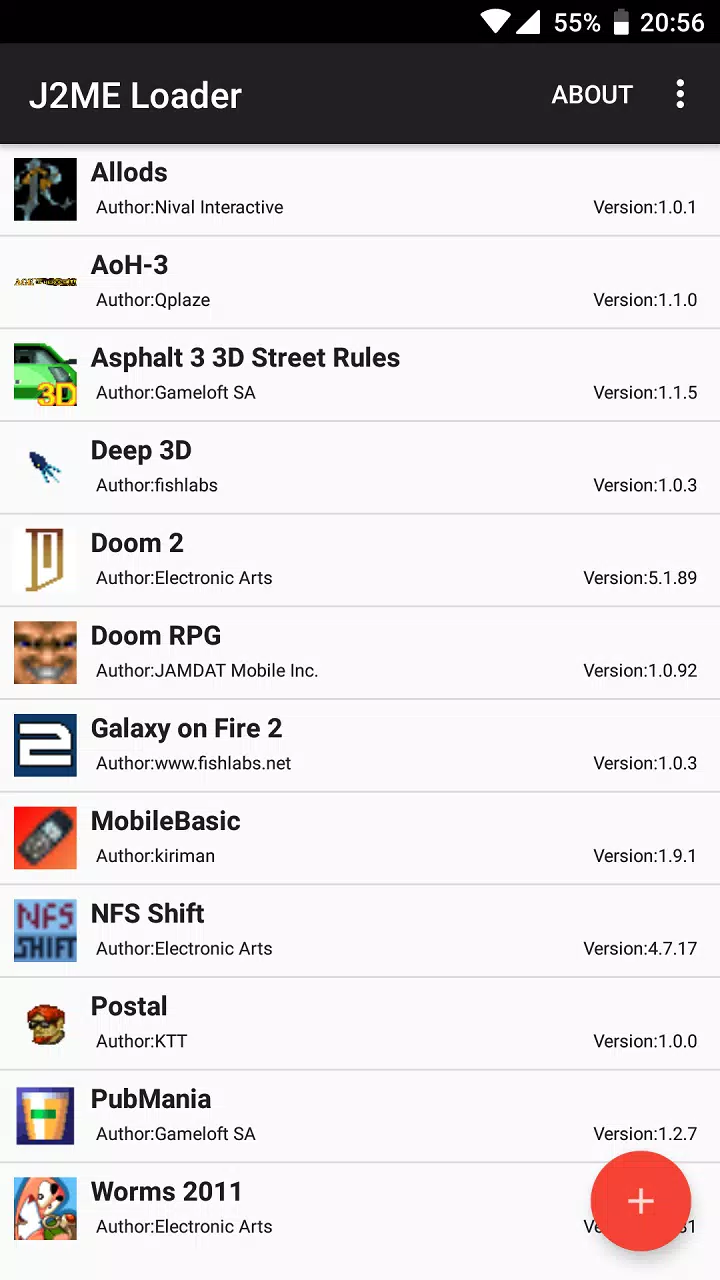 J2ME Loader Captura de pantalla 0