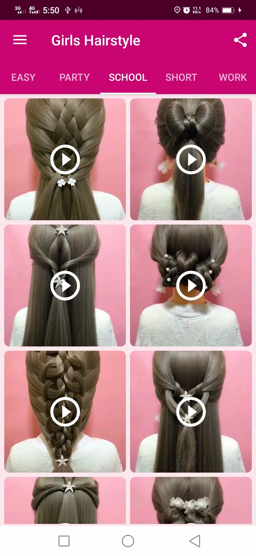 Girls Hairstyle ภาพหน้าจอ 2