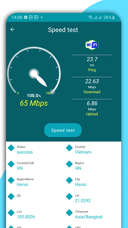 Speed Test Meter: WiFi, 5G, 4G Screenshot 1