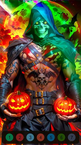 Halloween Witch Coloring Games应用截图第3张