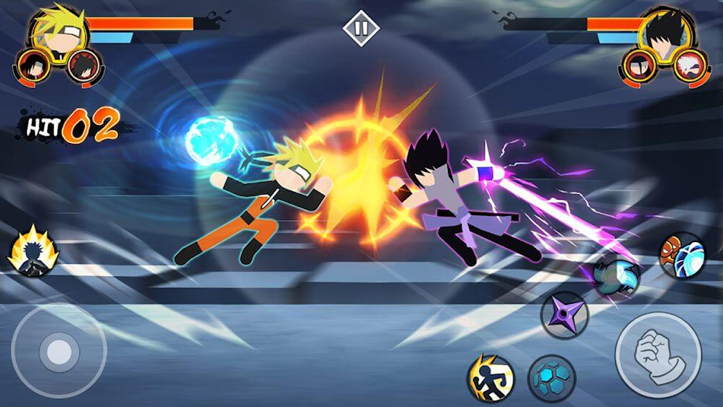 Stickman Ninja Fight 3v3 Mod スクリーンショット 0