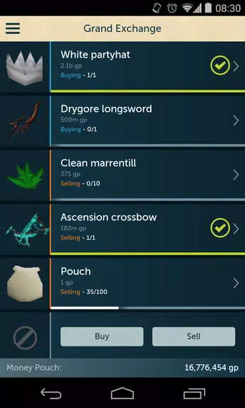 Schermata RuneScape Companion 0