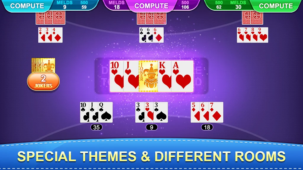 Rummy - Gin Rummy Card Games Capture d'écran 2