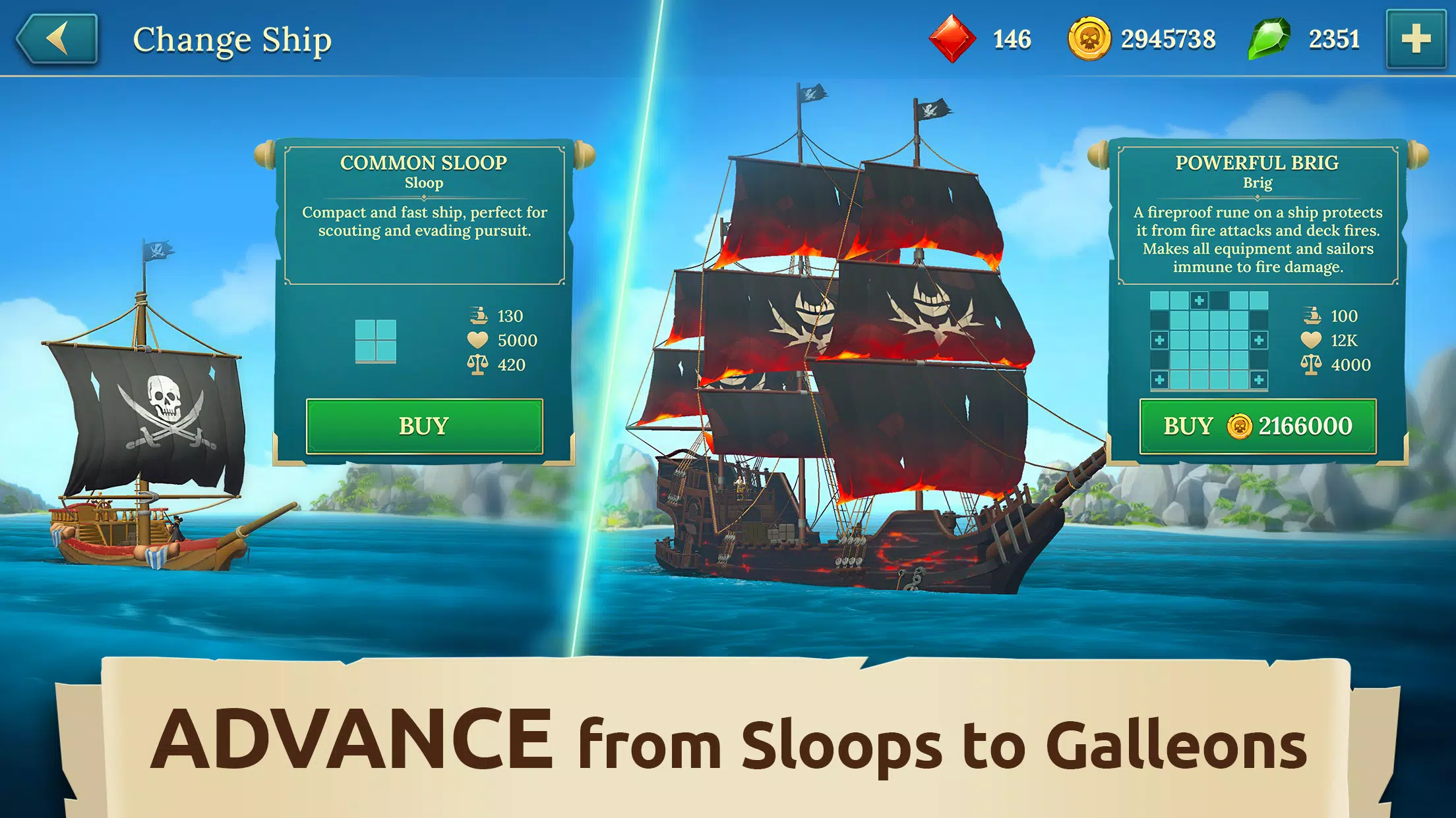 Pirate Ships・Build and Fight স্ক্রিনশট 2