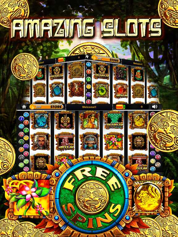 Inca Treasure Slots – Free Captura de pantalla 1