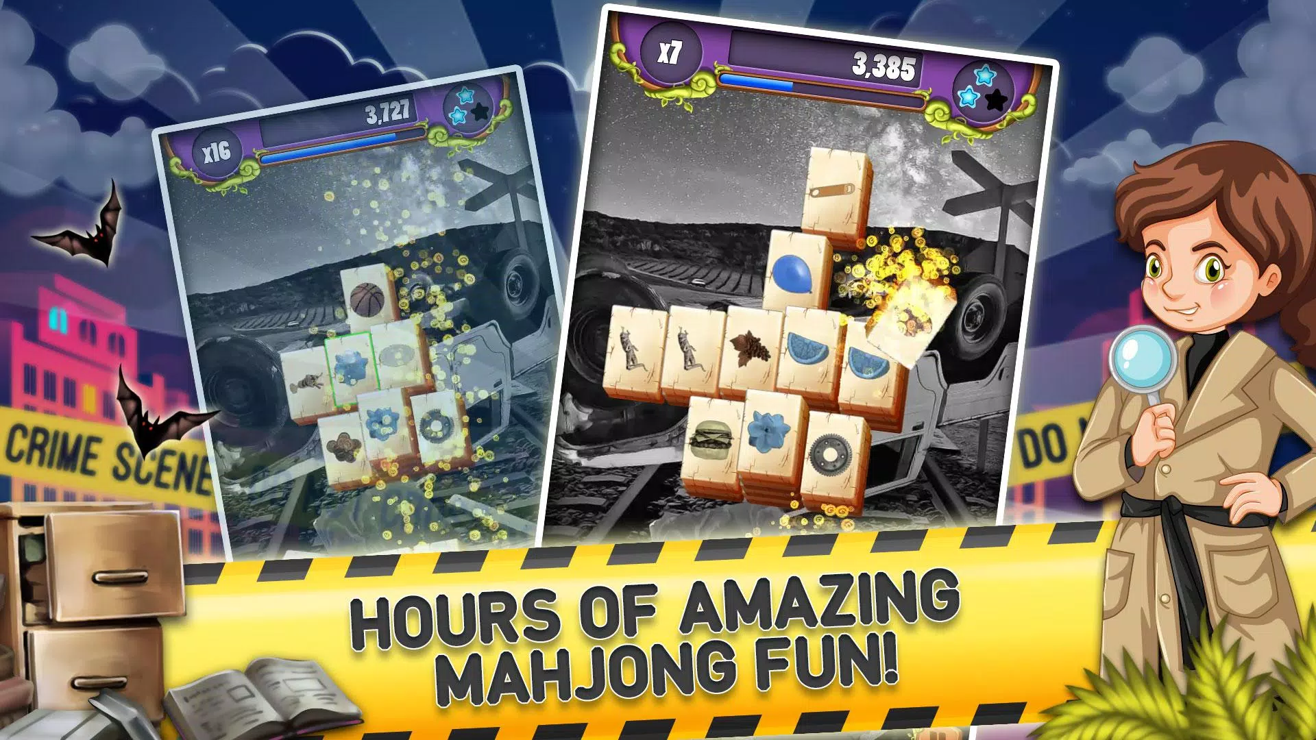 Mahjong Crime Scenes: Mystery Cases 螢幕截圖 3