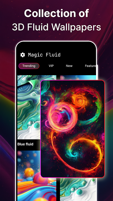 Fluid Live Wallpaper 3D Screenshot 1