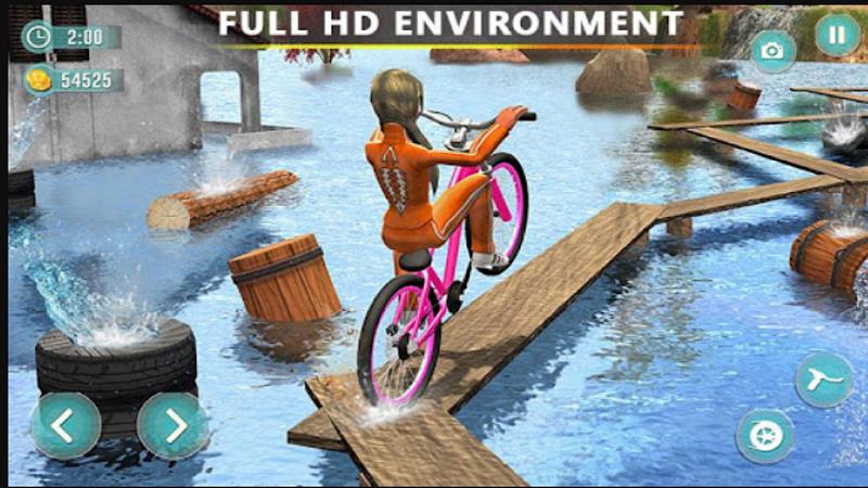 Offroad Bicycle Bmx Stunt Game Schermafbeelding 3