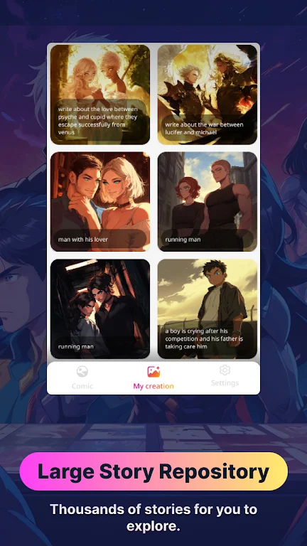 Comickey - AI Comic Maker Tangkapan skrin 3