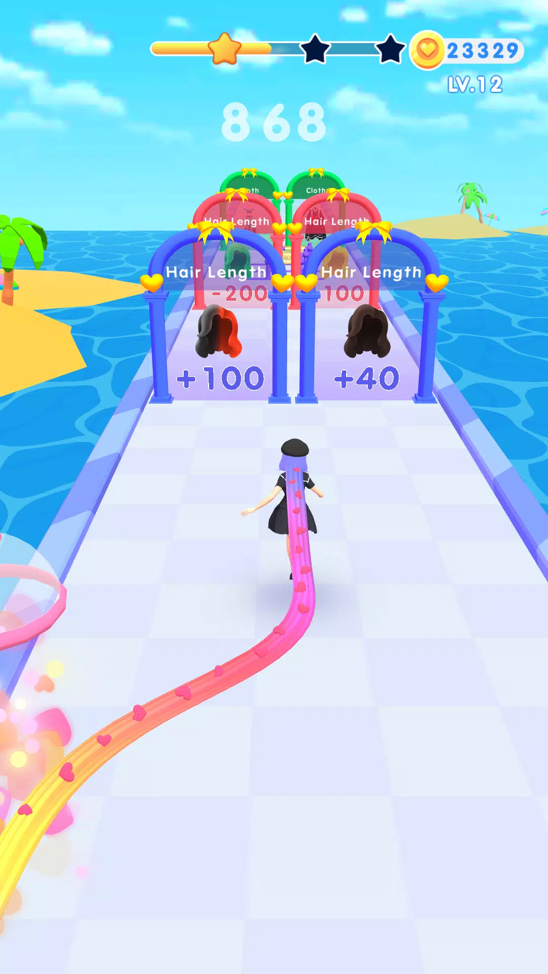 Dancing Hair Ảnh chụp màn hình 1