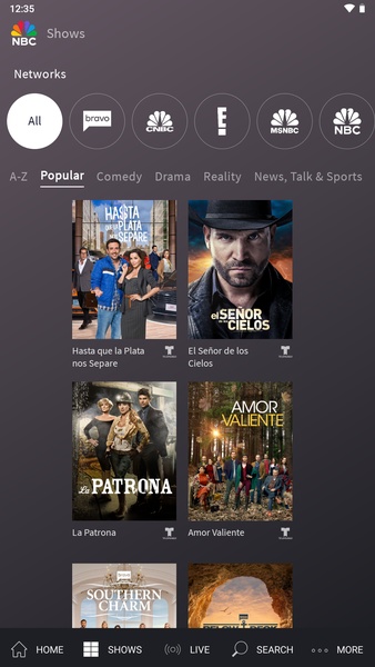 The NBC App - Stream TV Shows スクリーンショット 0