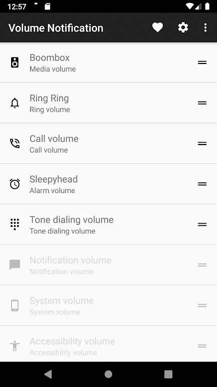 Volume Notification应用截图第1张