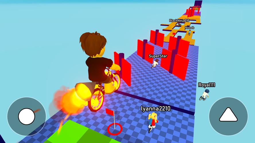 Obby bike: Parkour Adventure ဖန်သားပြင်ဓာတ်ပုံ 2