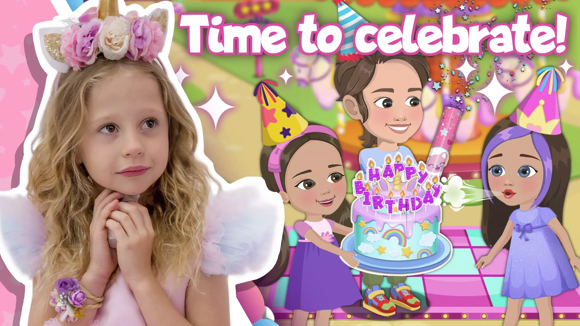Like Nastya: Party Time 螢幕截圖 3