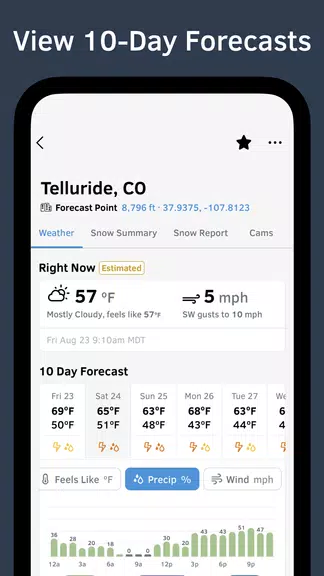 OpenSnow: Snow Forecast Ekran Görüntüsü 1