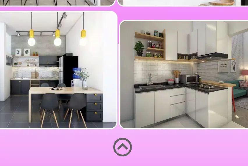 Minimalist Kitchen Design Tangkapan skrin 2