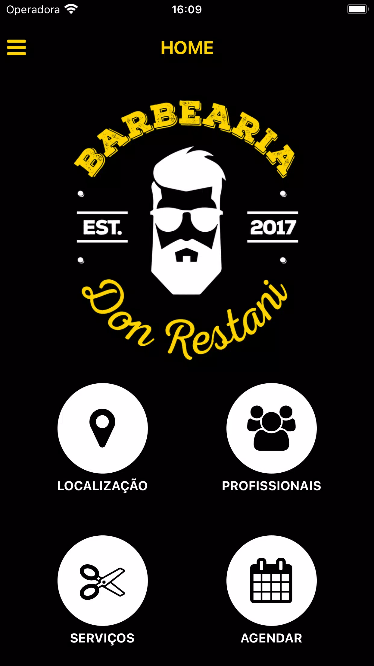 Barbearia Don Restani Captura de tela 0