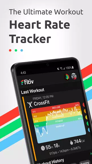 FITIV Pulse Heart Rate Monitor स्क्रीनशॉट 0