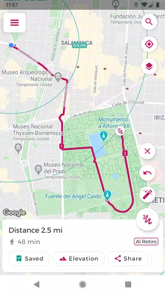 Just Draw It! - Route planner Screenshot 1