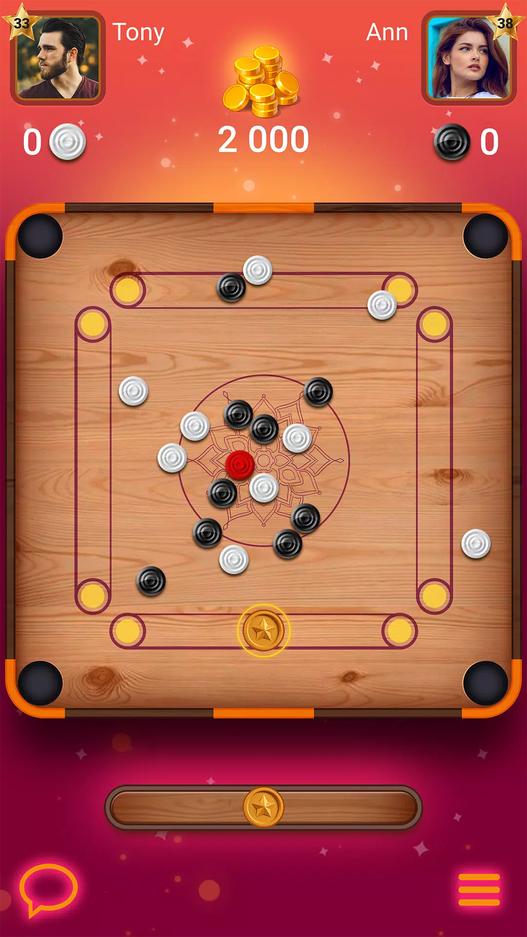 Carrom Lure - игра в бильярд Скриншот 1