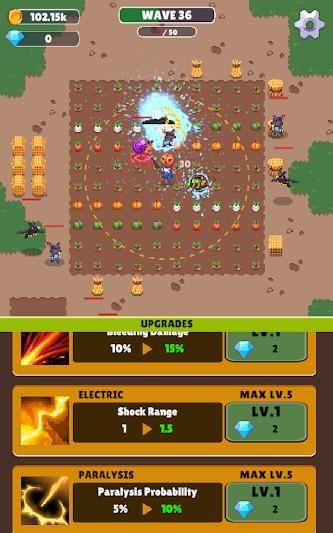 Scarecrow War : Idle Defense 螢幕截圖 2