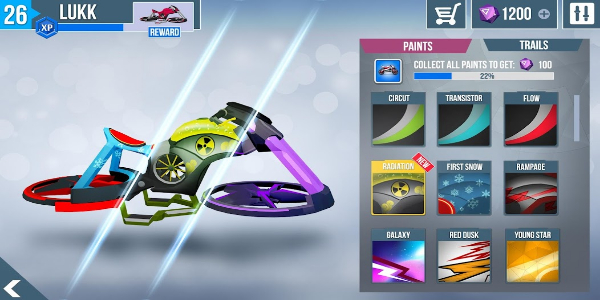Gravity Rider Zero Mod Скриншот 1