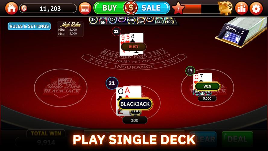 Blazing Bets Blackjack 21 Captura de tela 3