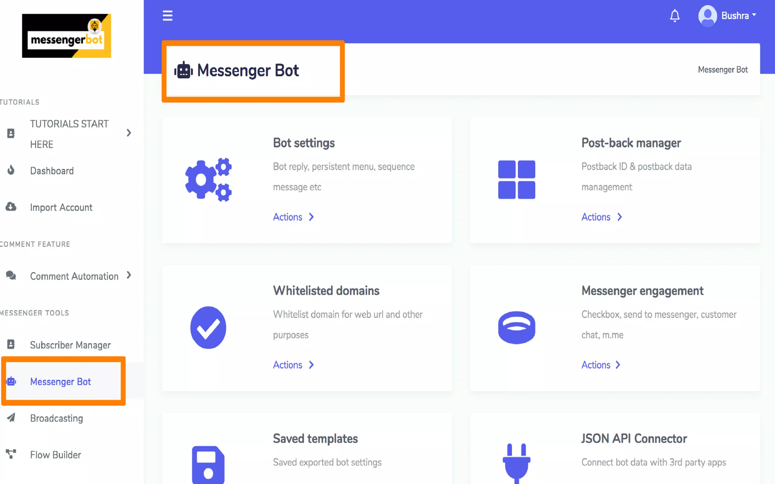 Messenger Bot Ảnh chụp màn hình 2
