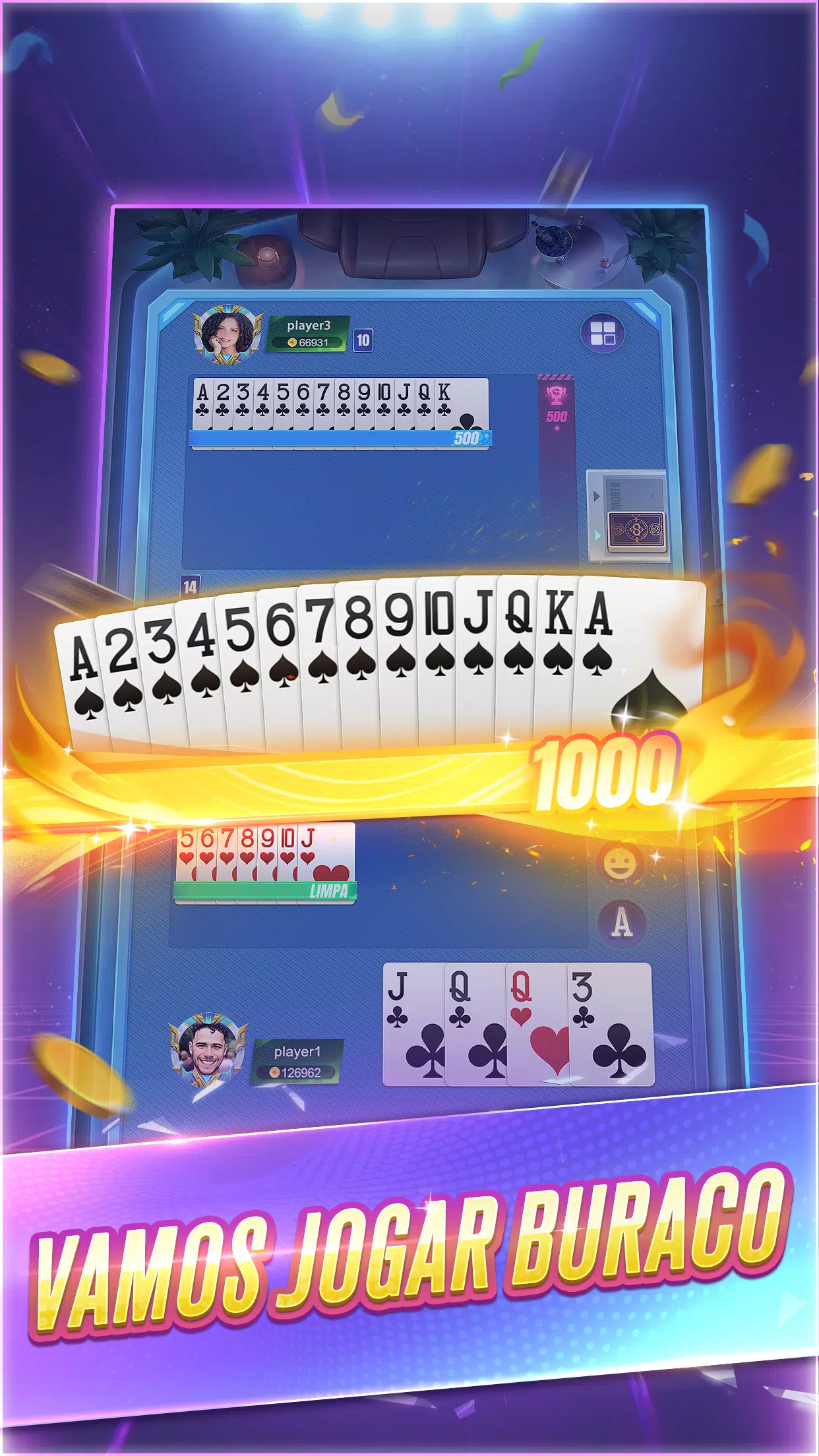 Golden Truco: Domino&Buraco स्क्रीनशॉट 2